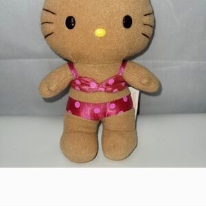 Hello Kitty Brown and Pink Stuffed Animal